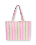 Frottee tasche Gestreift Rosa/Greige