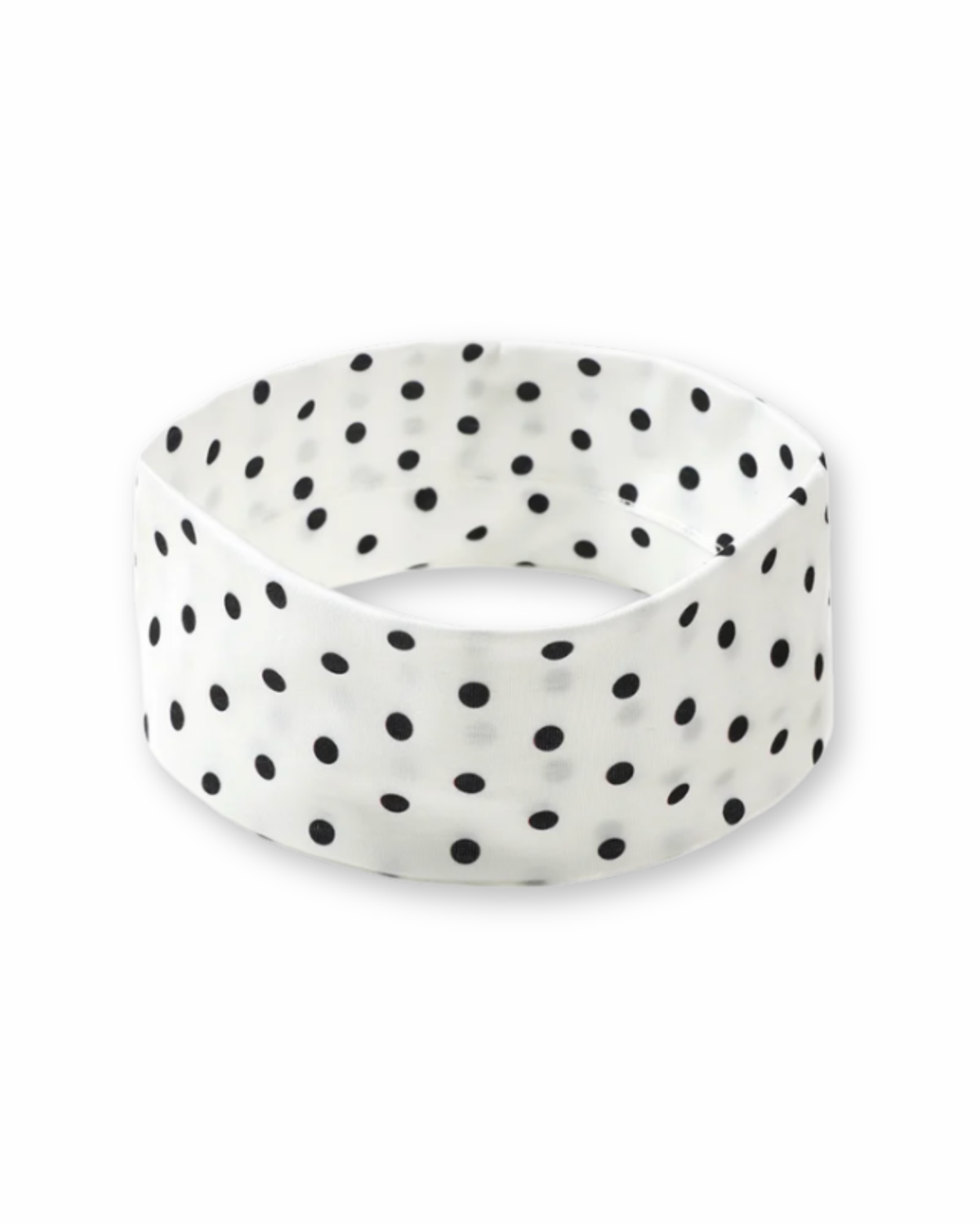 Haarband Polka Dots weiß
