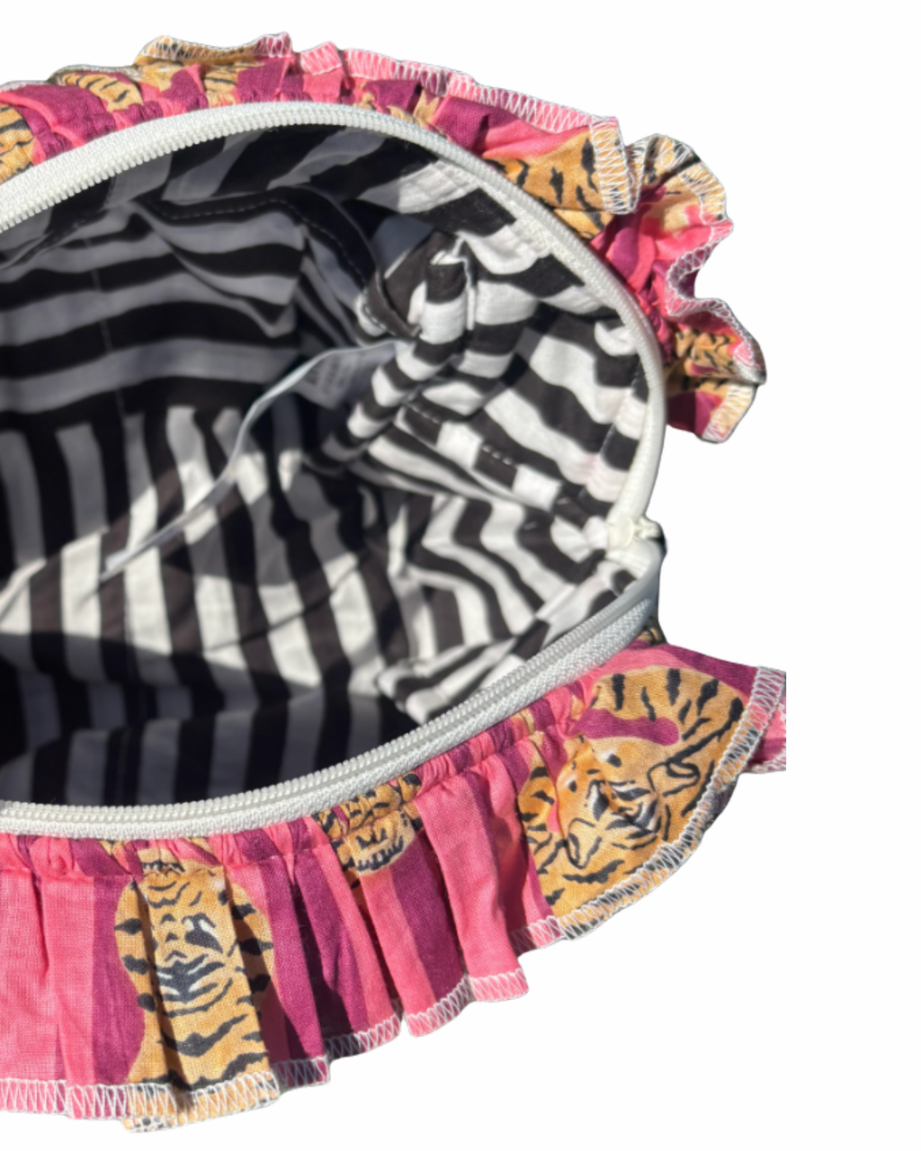 Kosmetikbeutel Tiger Stripes Pink