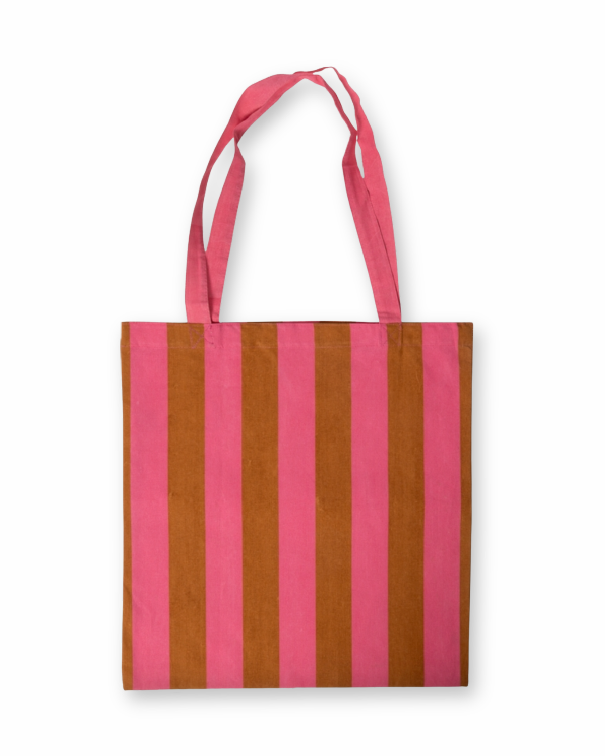 Tote Bag Stripes Pink Karamell