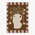 Kunstdruck: Gestreifte Vase (40 x 50cm)
