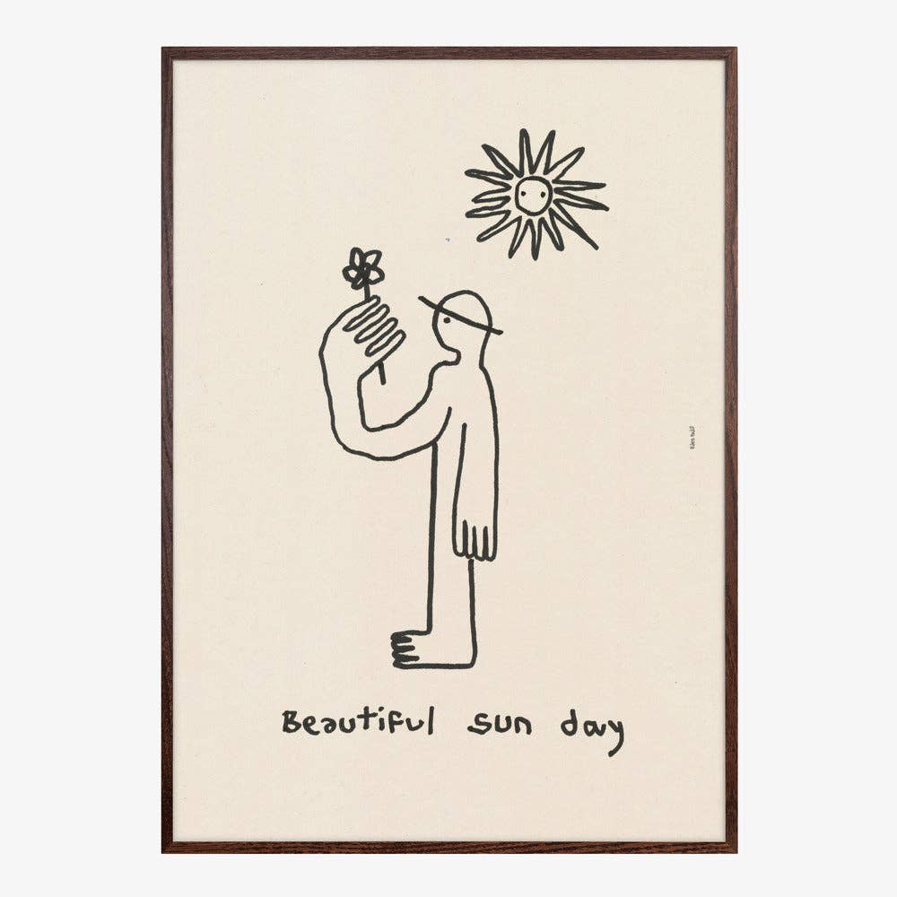 Kunstdruck: Sun Day Figur (40 x 50cm)