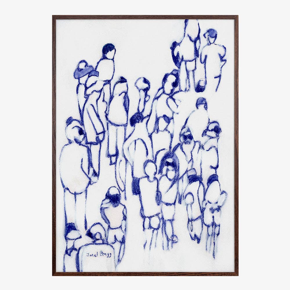 Kunstdruck: Blue Crowd (70x100cm)