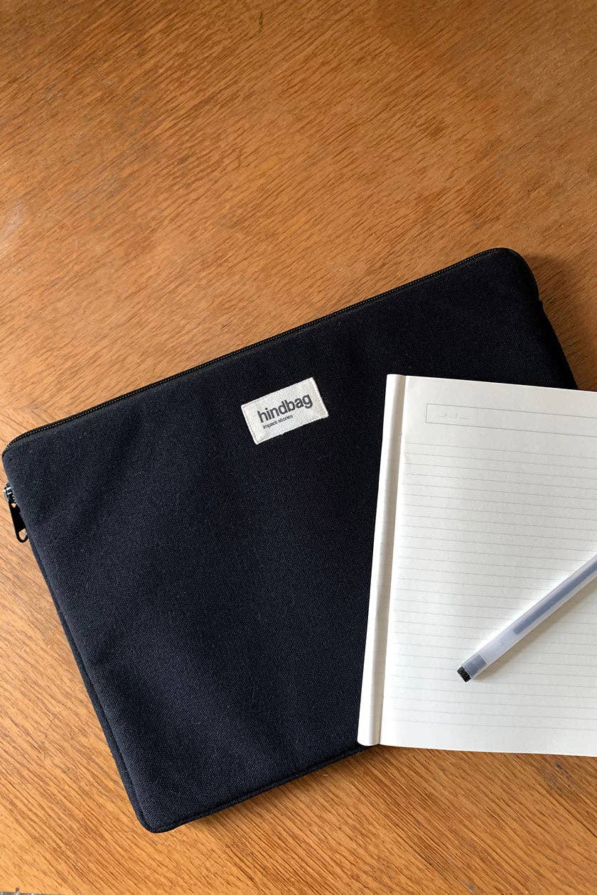 schwarze Laptoptasche von Hindbag (L34 x H24 x 2 cm)