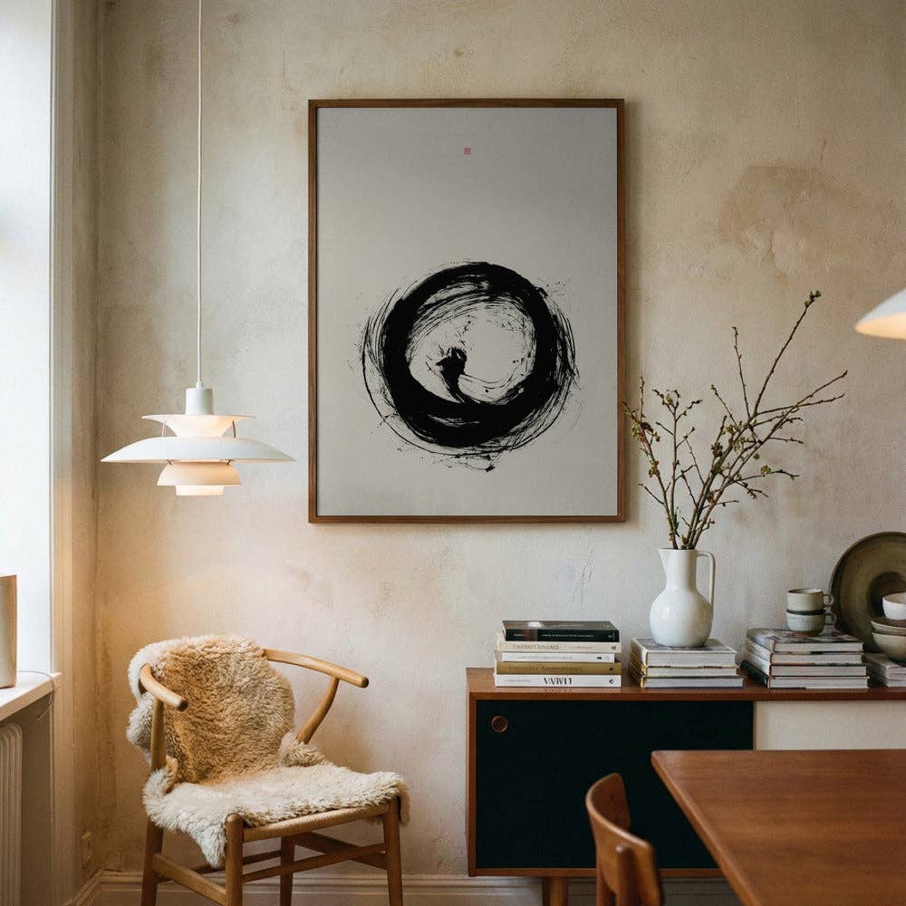 Kunstdruck: Schwarze Tusche (40 x 50cm)