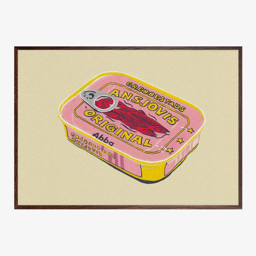 Kunstdruck: Vintage-Fischdose (50x70cm)