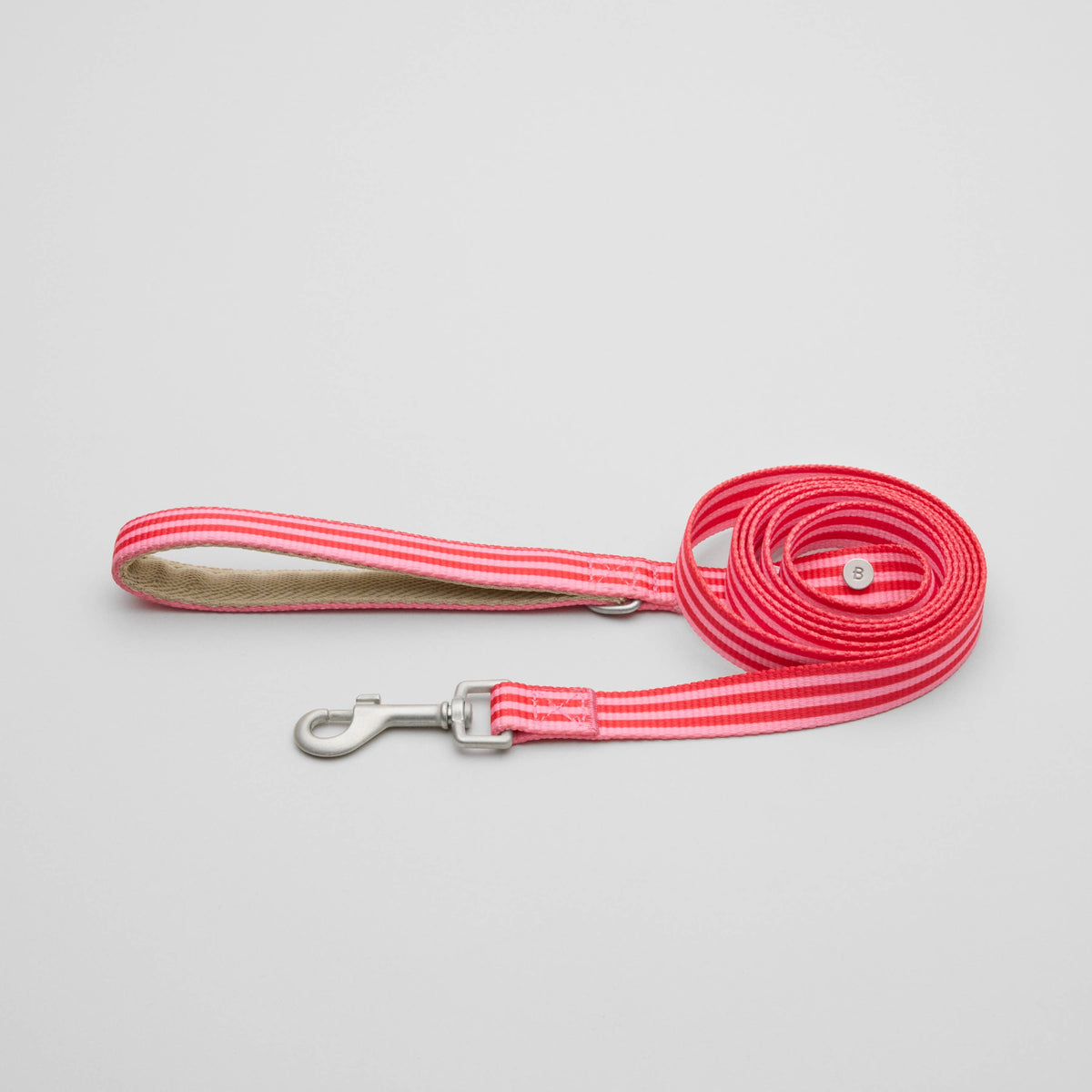 Hundeleine Gestreift Rot & Pink
