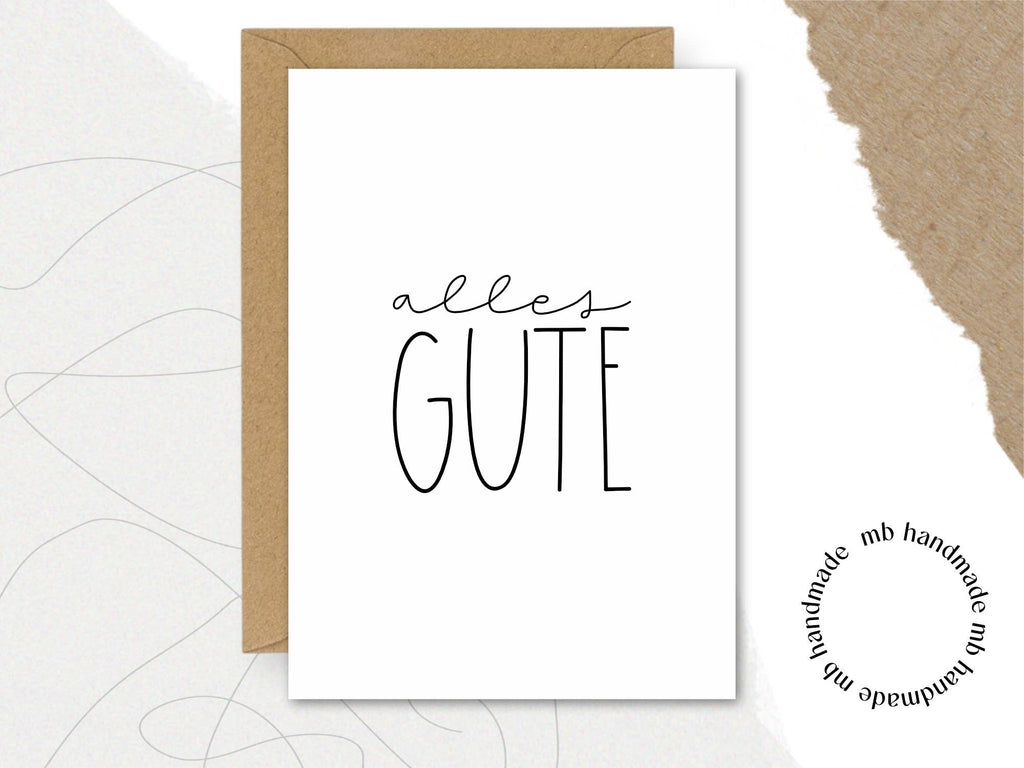 Postkarte "alles GUTE"